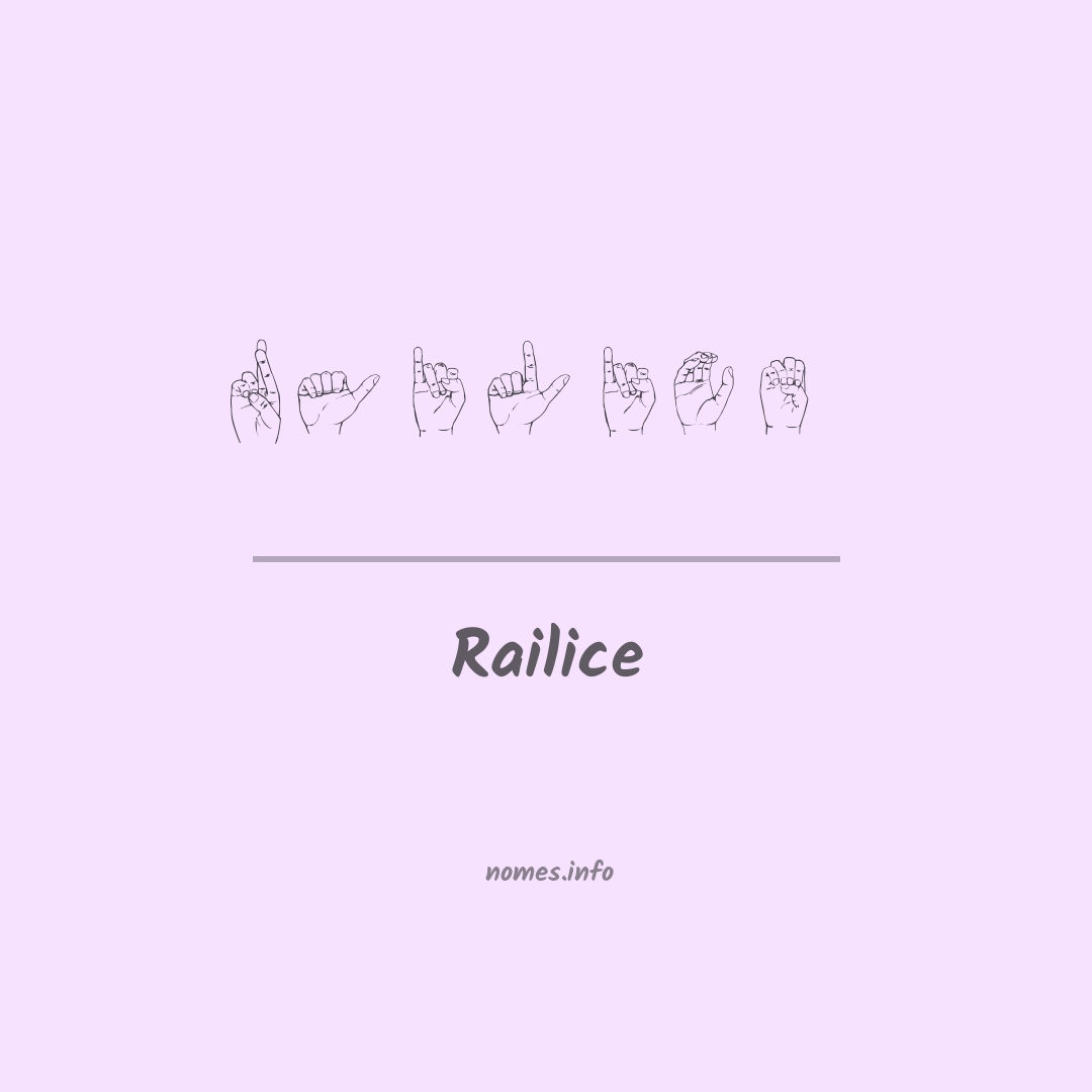 Railice em Libras