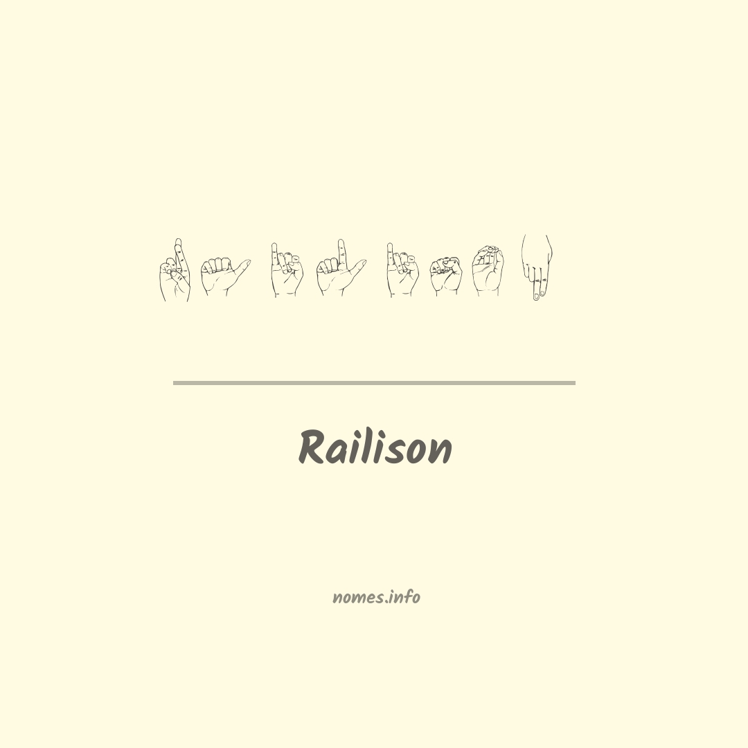 Railison em Libras