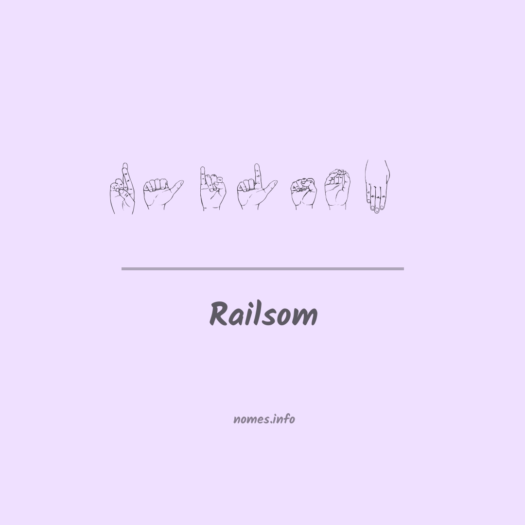 Railsom em Libras