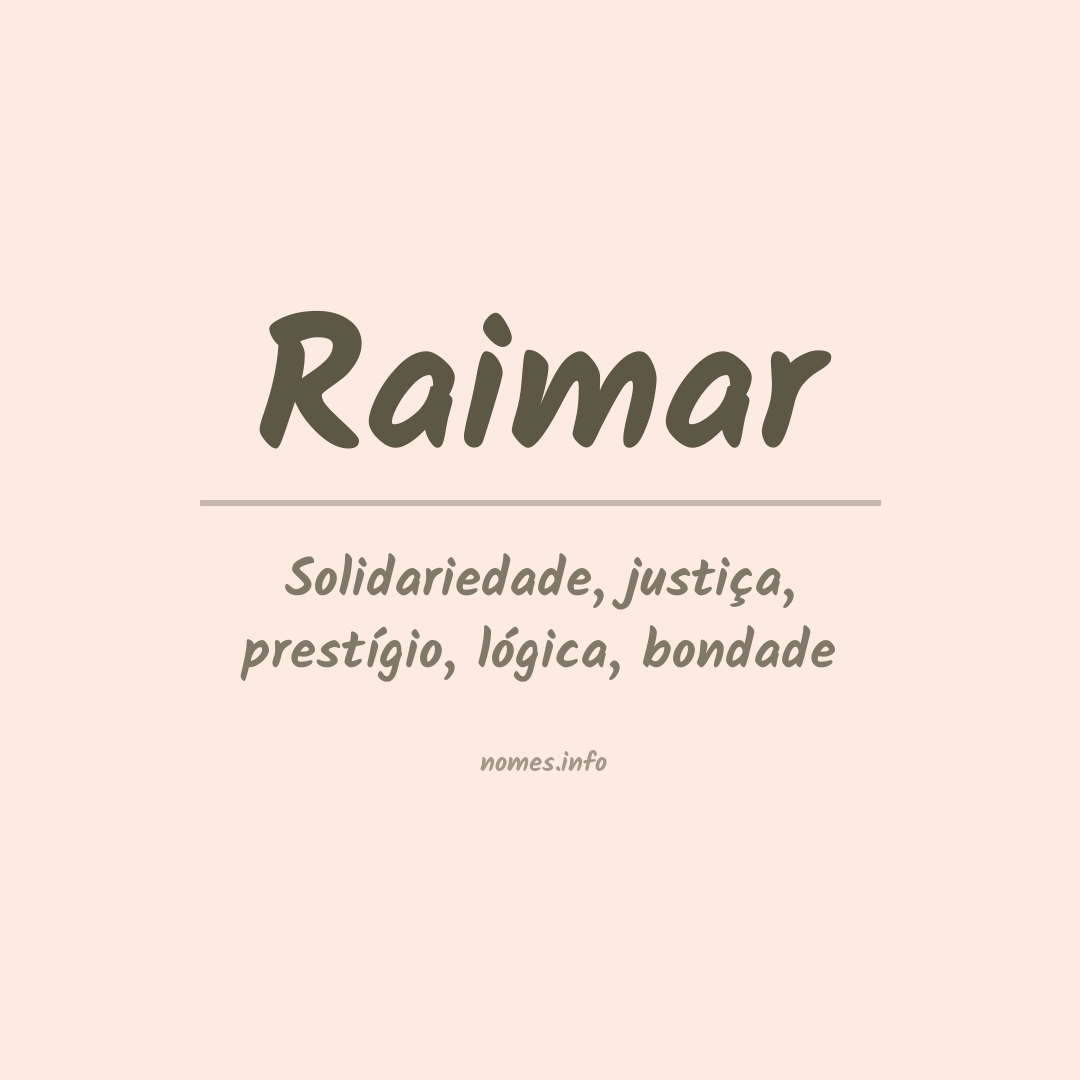 Significado do nome Raimar