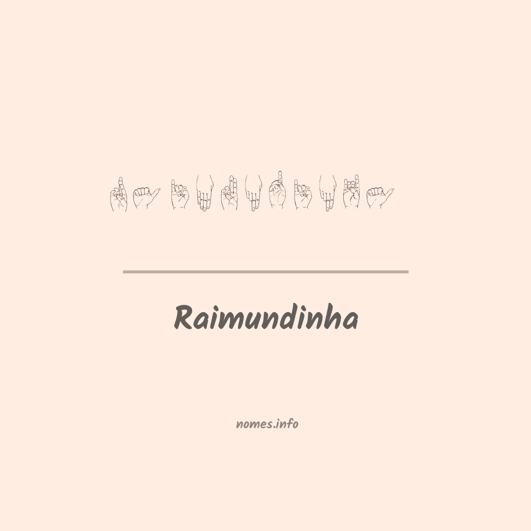 Raimundinha em Libras