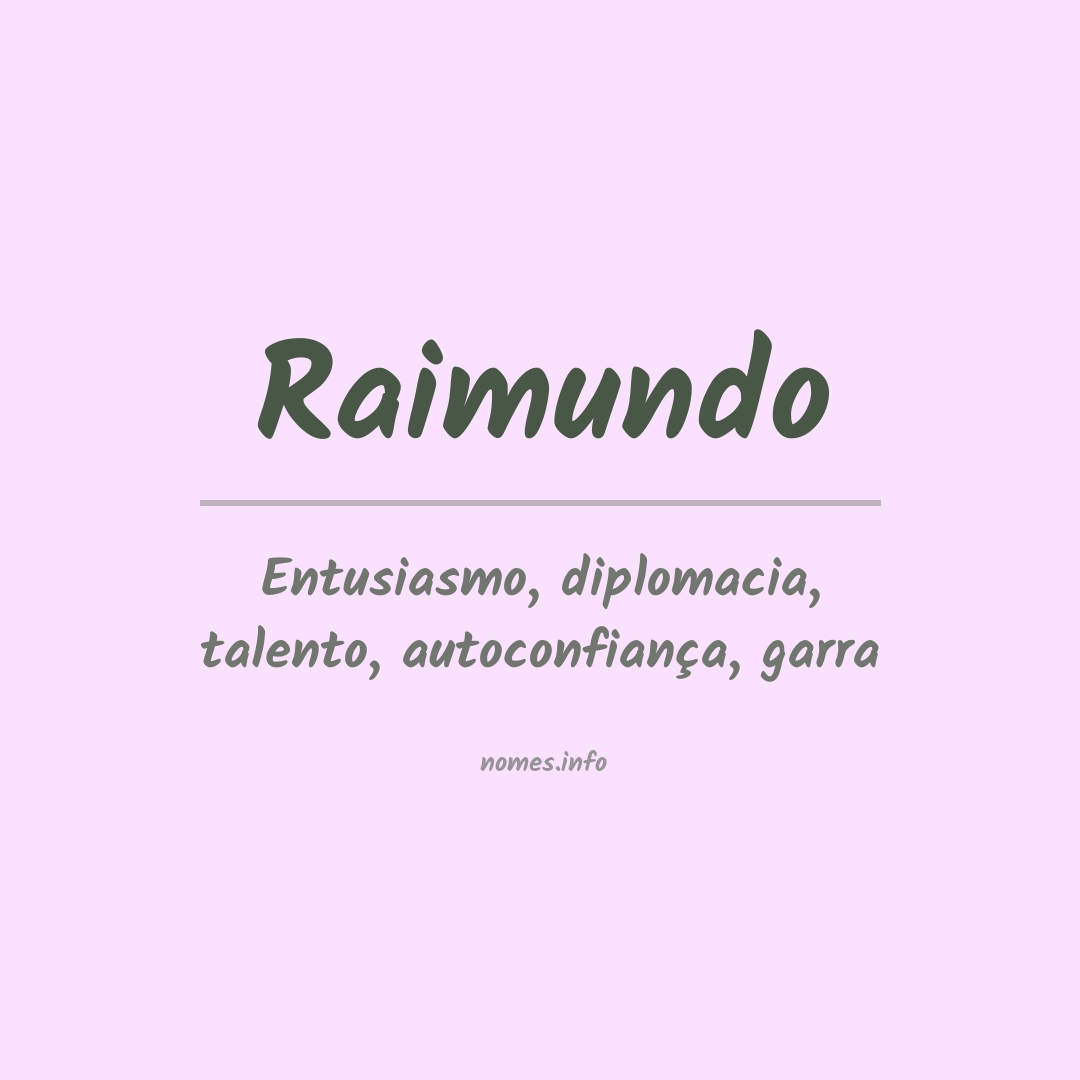 Significado do nome Raimundo