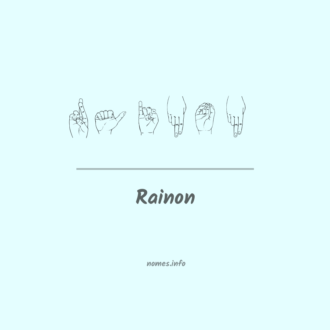 Rainon em Libras