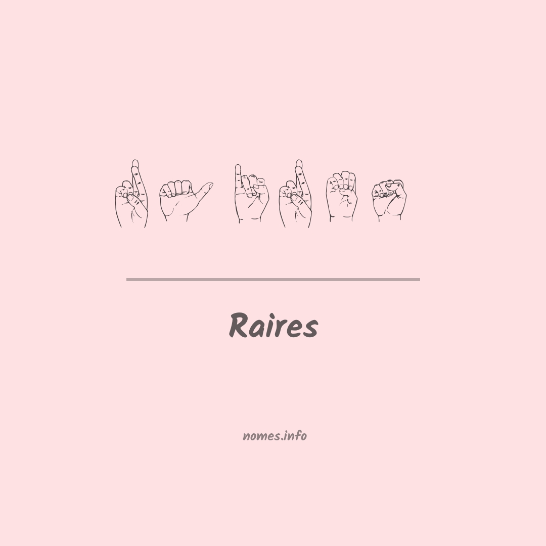 Raires em Libras