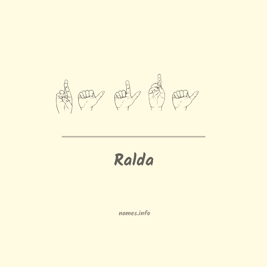 Ralda em Libras