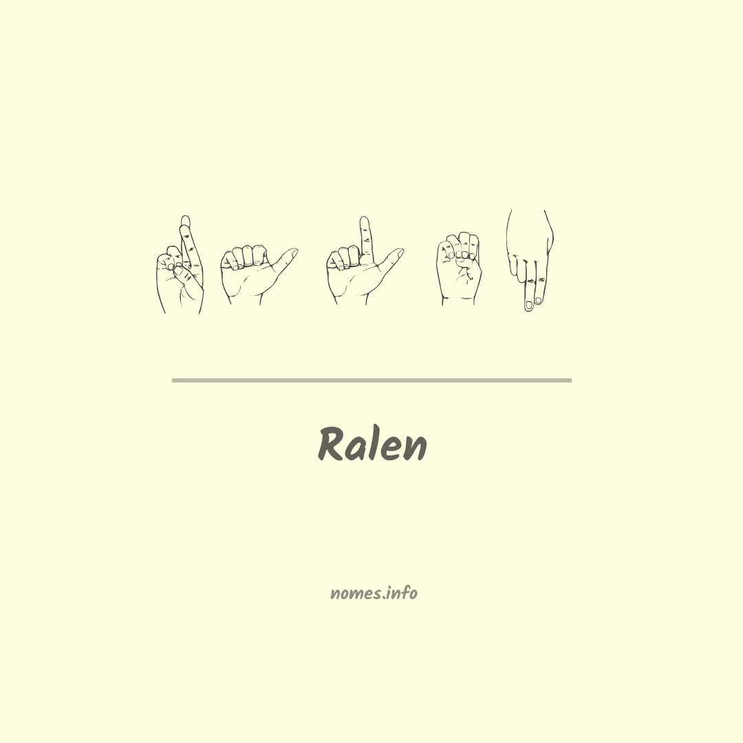 Ralen em Libras