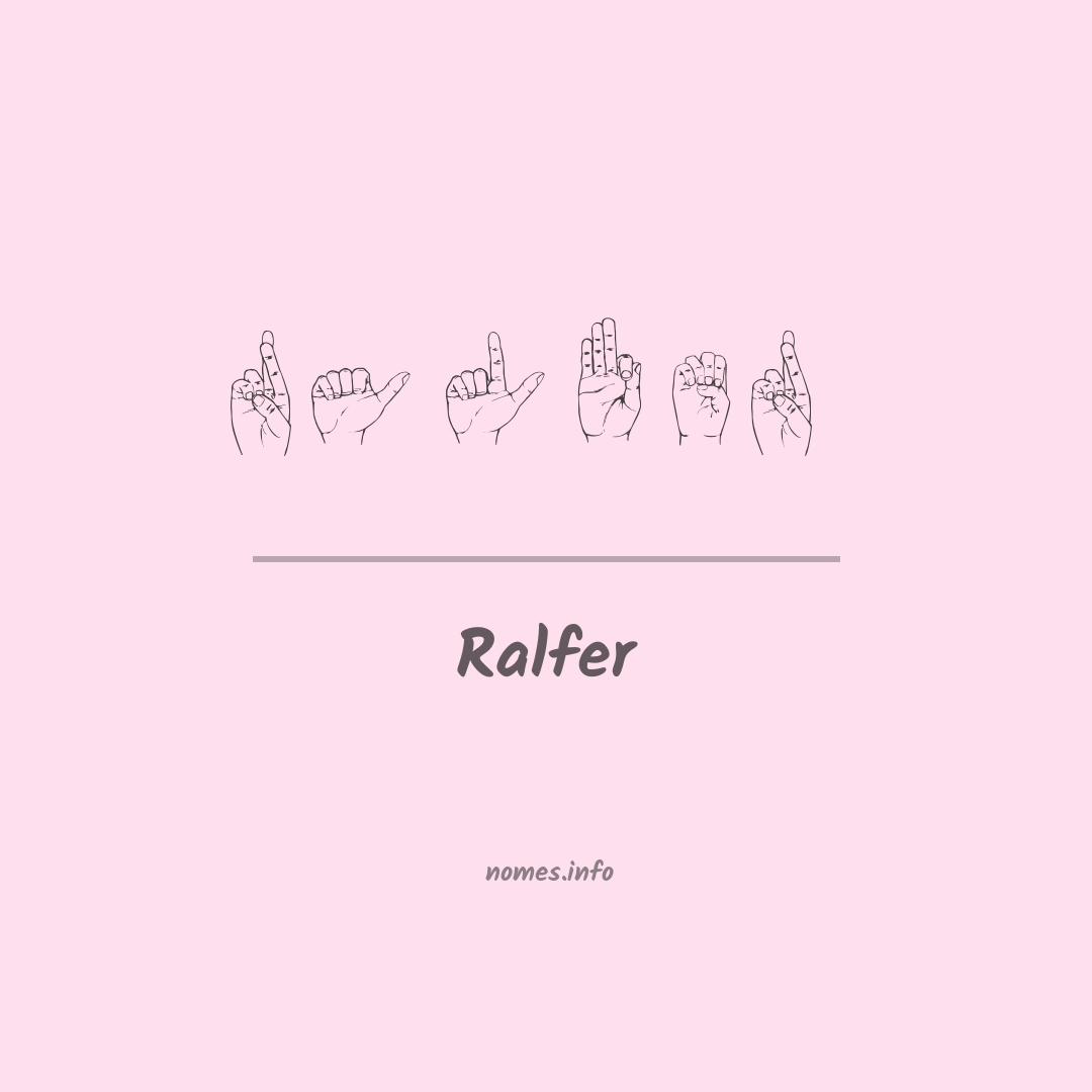 Ralfer em Libras