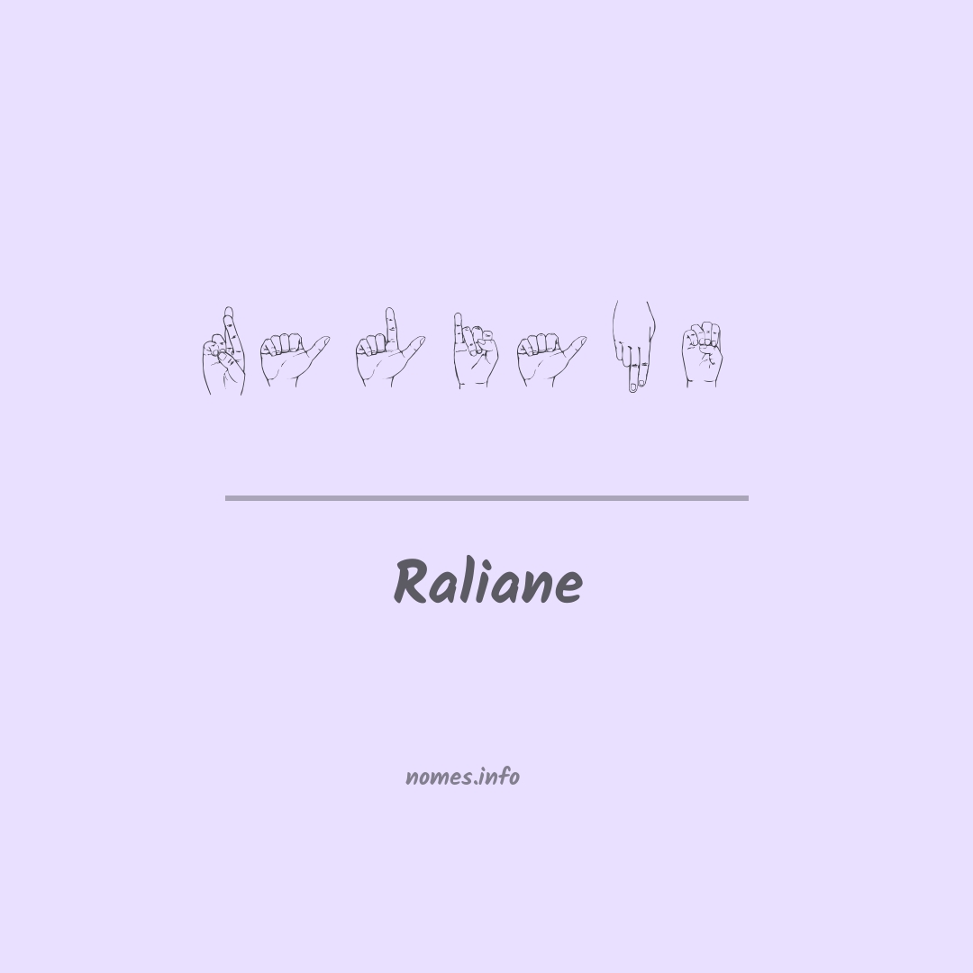 Raliane em Libras