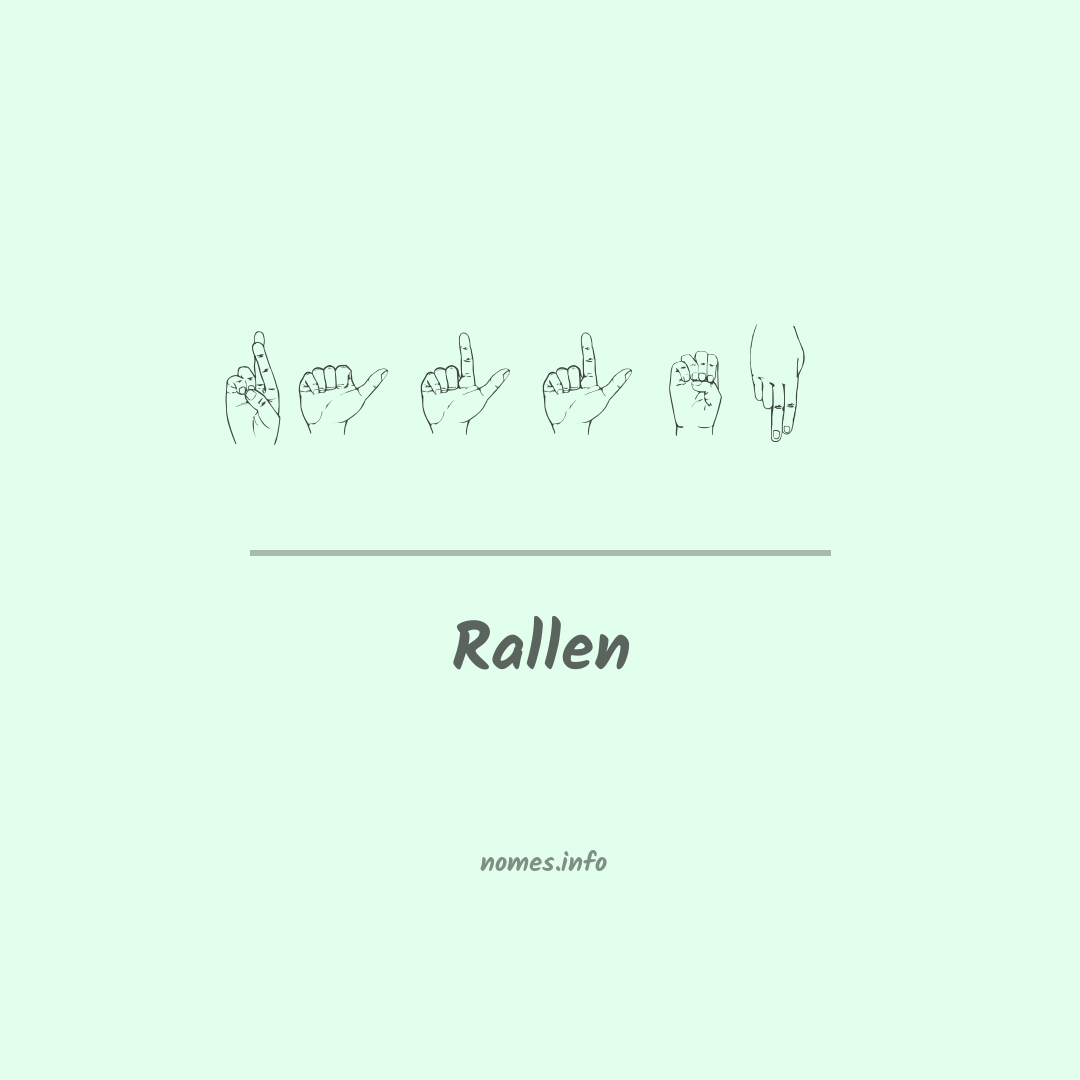 Rallen em Libras
