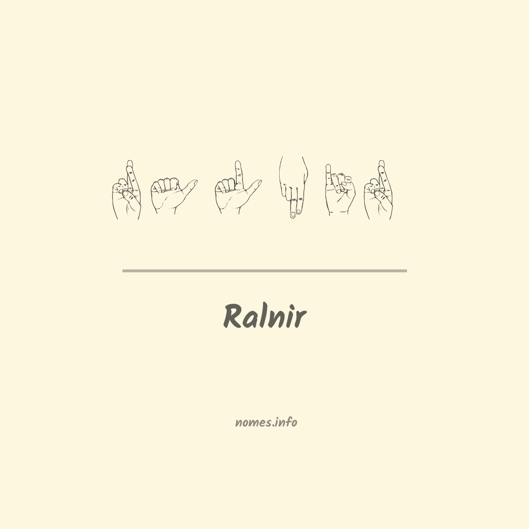 Ralnir em Libras