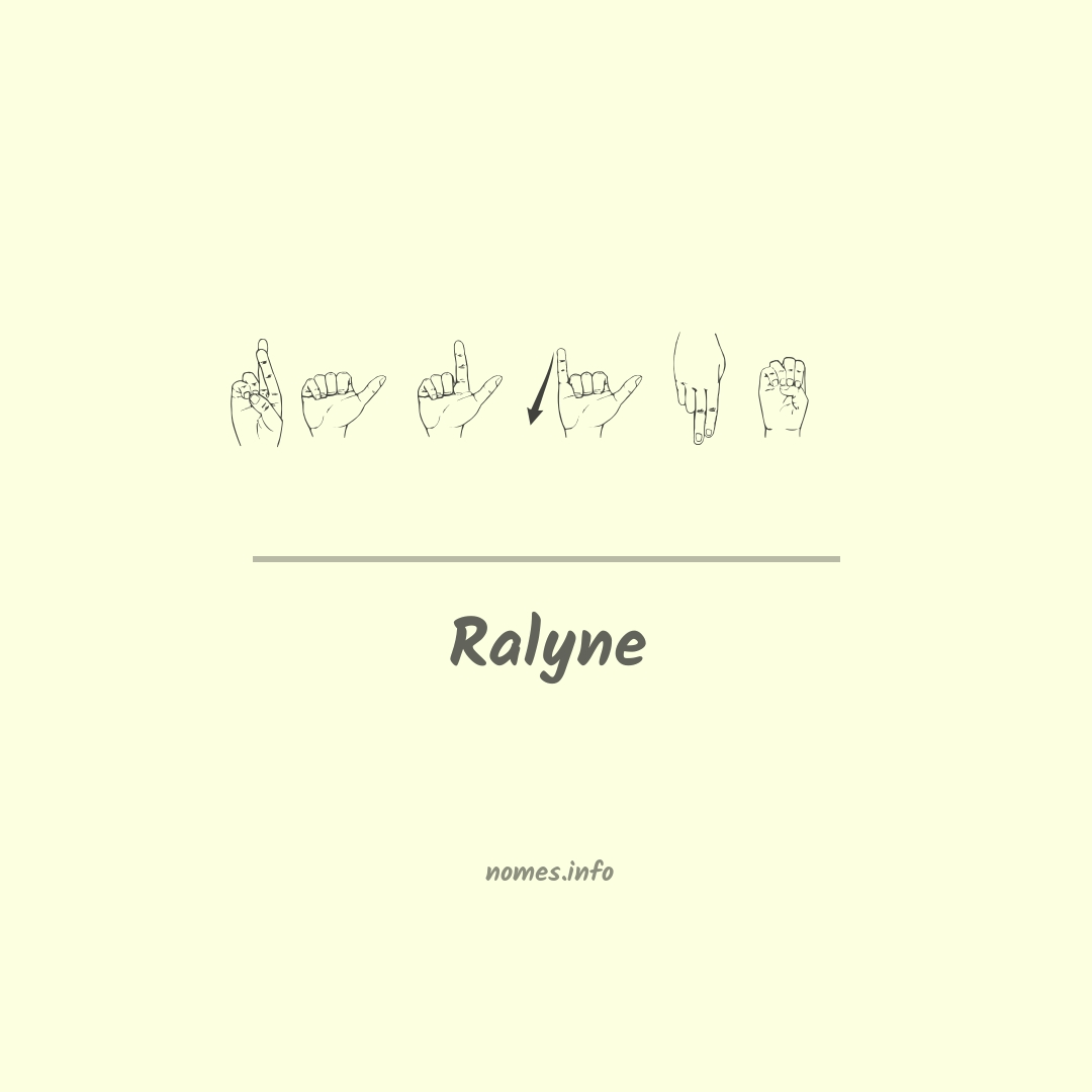 Ralyne em Libras Ralyne em Libras