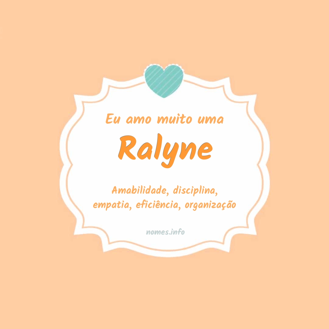 Eu amo muito Ralyne Eu amo muito Ralyne