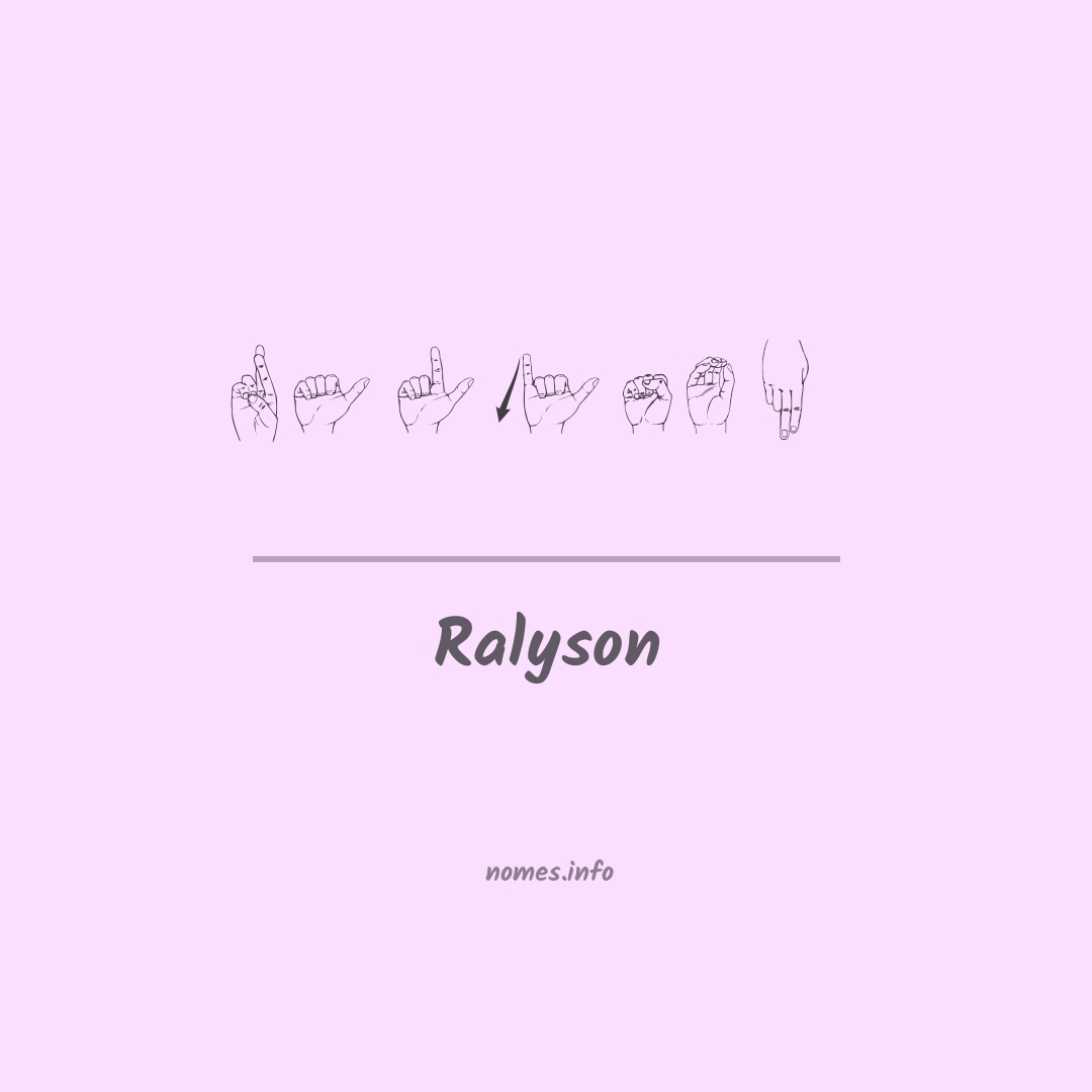 Ralyson em Libras