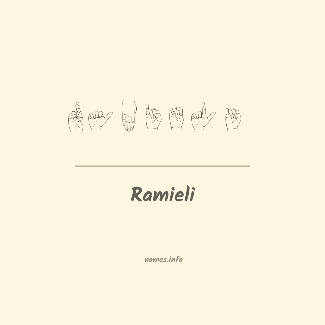 Ramieli em Libras