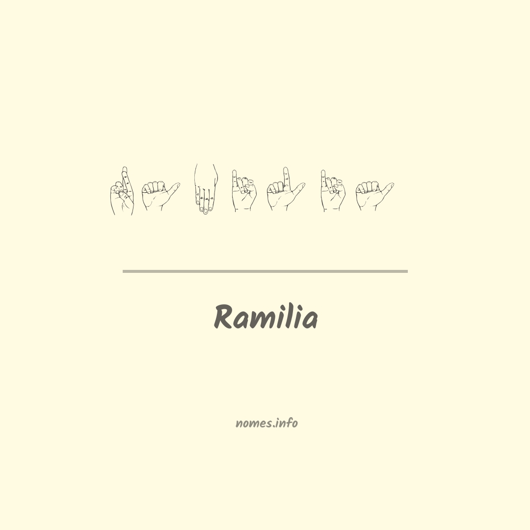 Ramilia em Libras