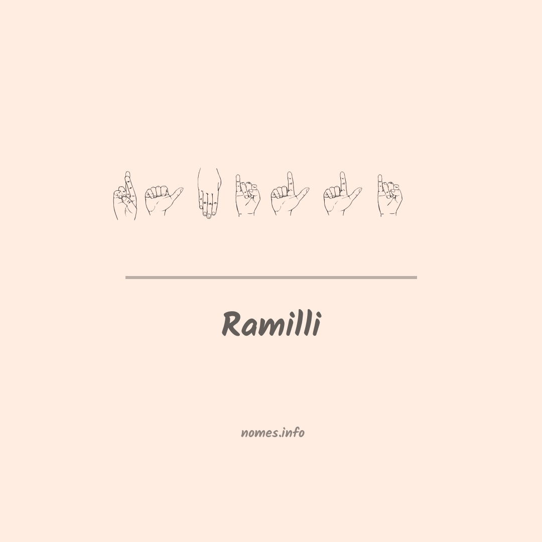 Ramilli em Libras