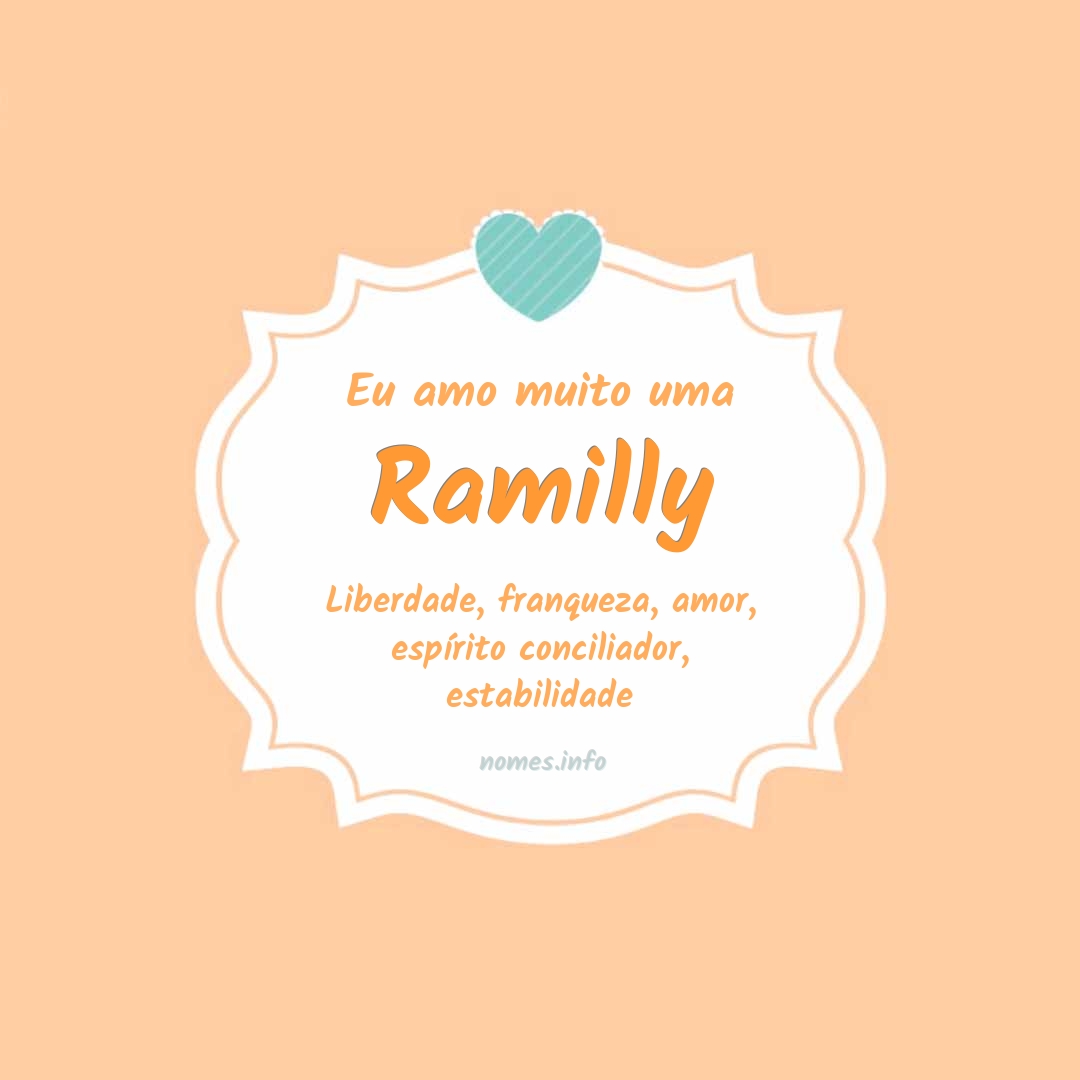 Eu amo muito Ramilly