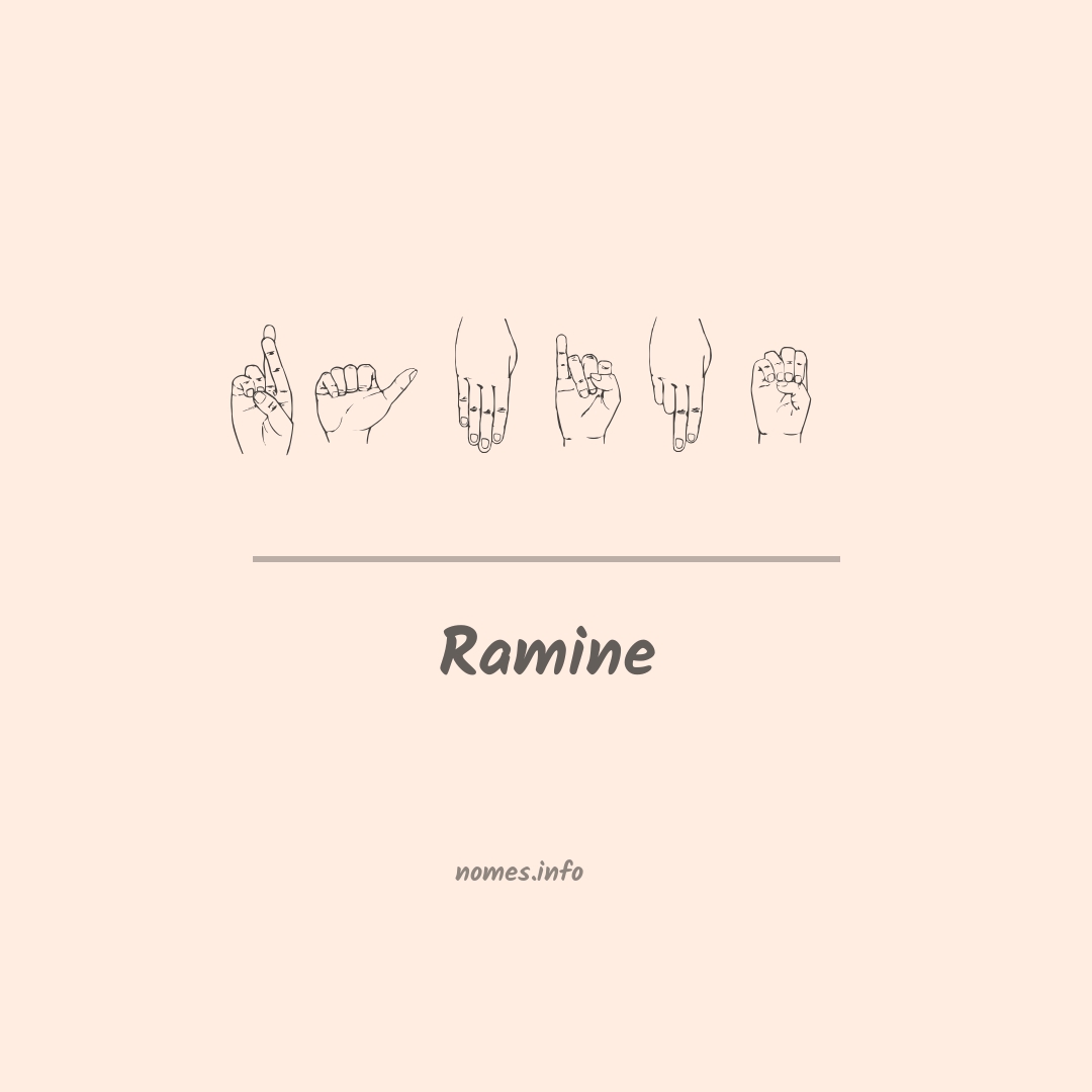 Ramine em Libras