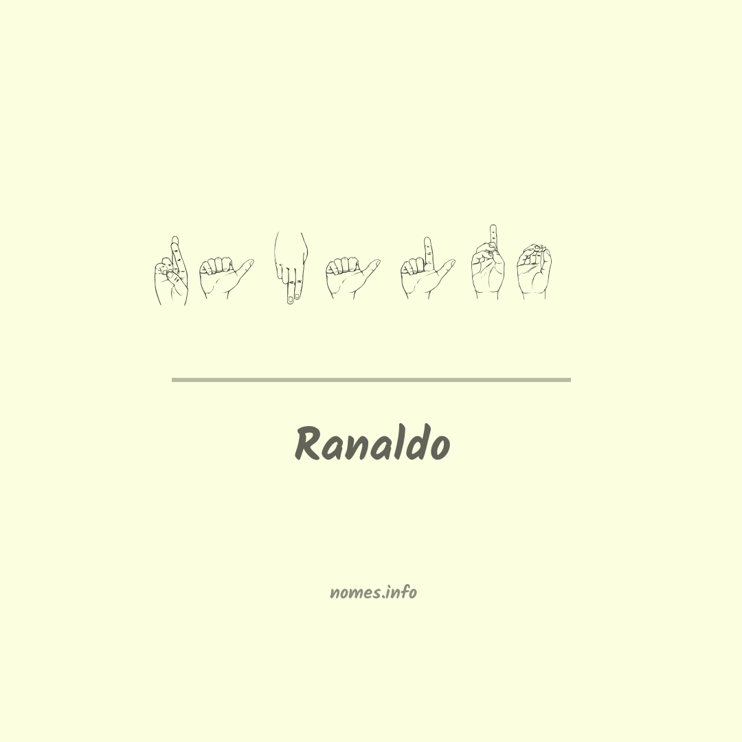 Ranaldo em Libras