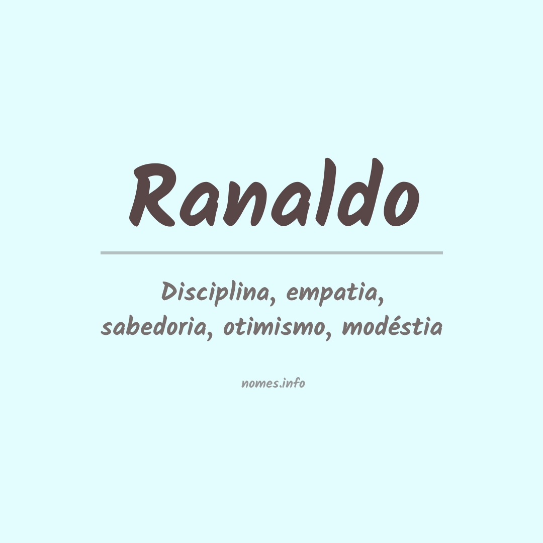 Significado do nome Ranaldo
