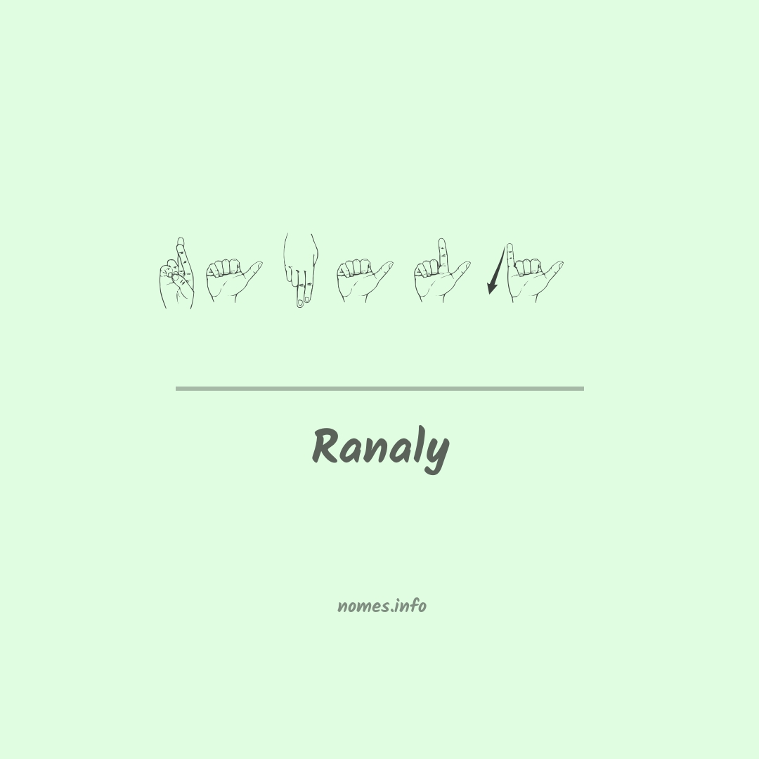 Ranaly em Libras