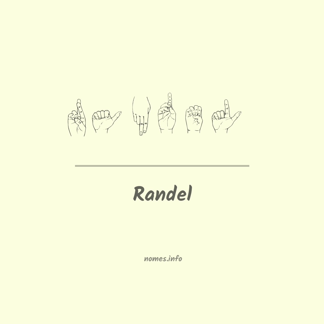 Randel em Libras