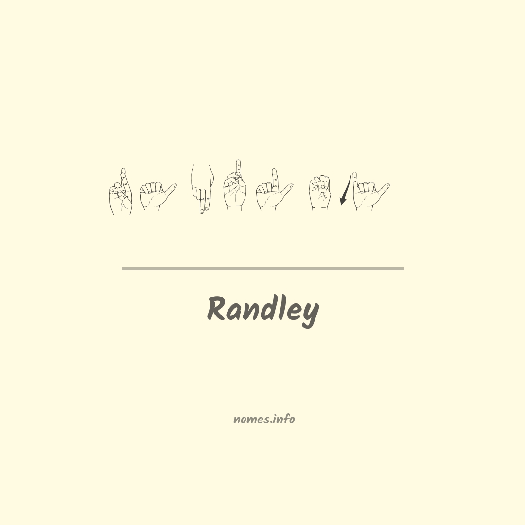 Randley em Libras