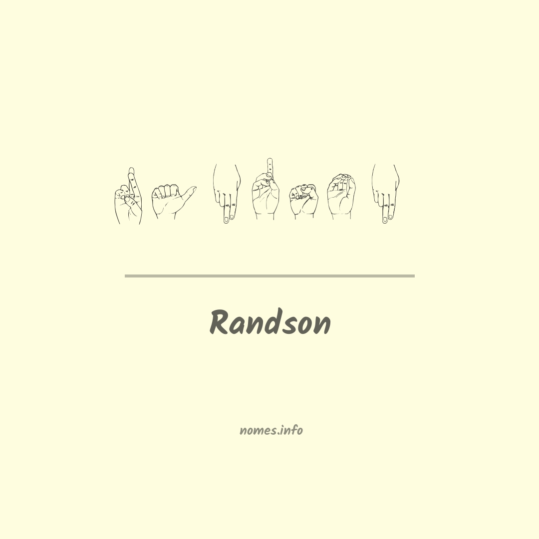 Randson em Libras