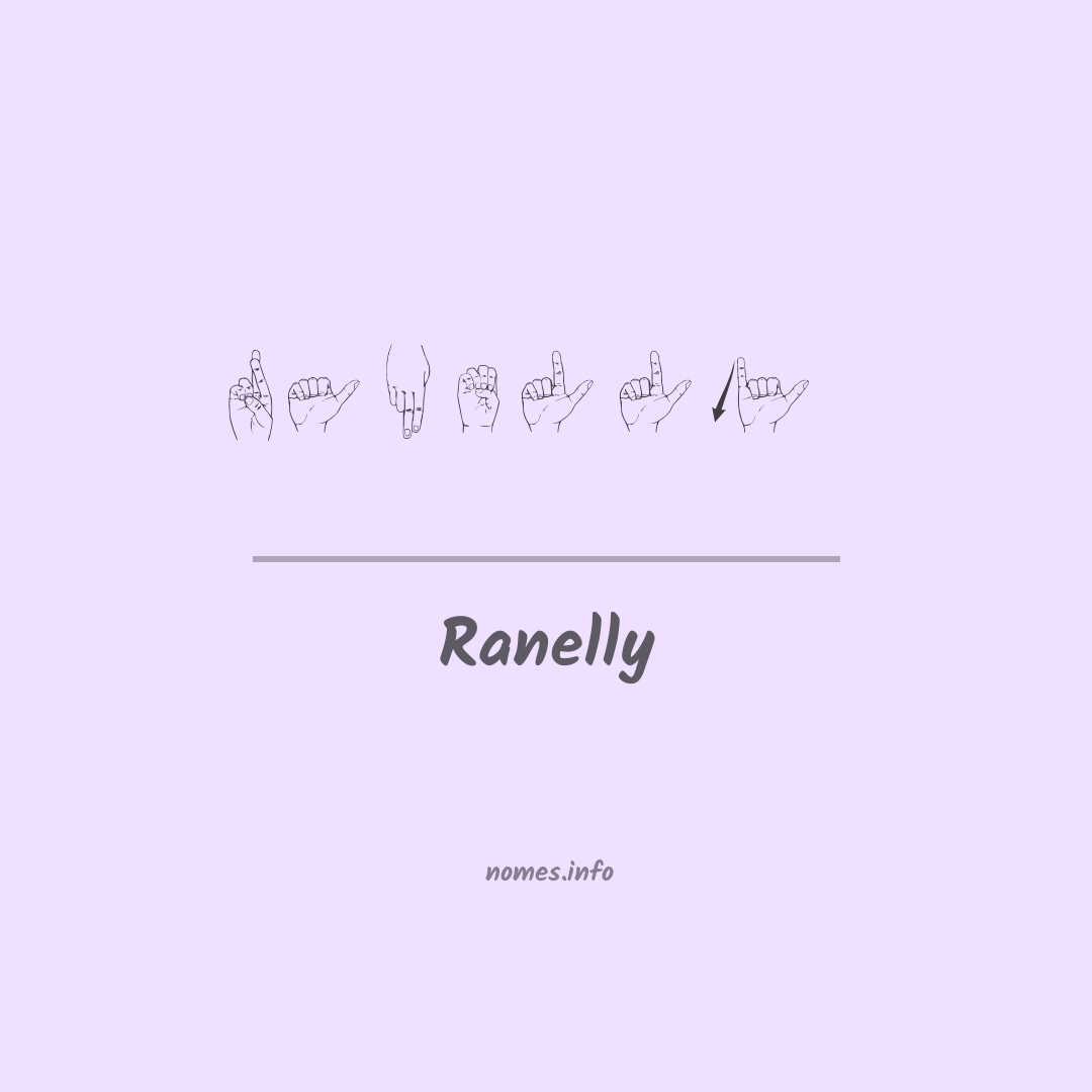 Ranelly em Libras