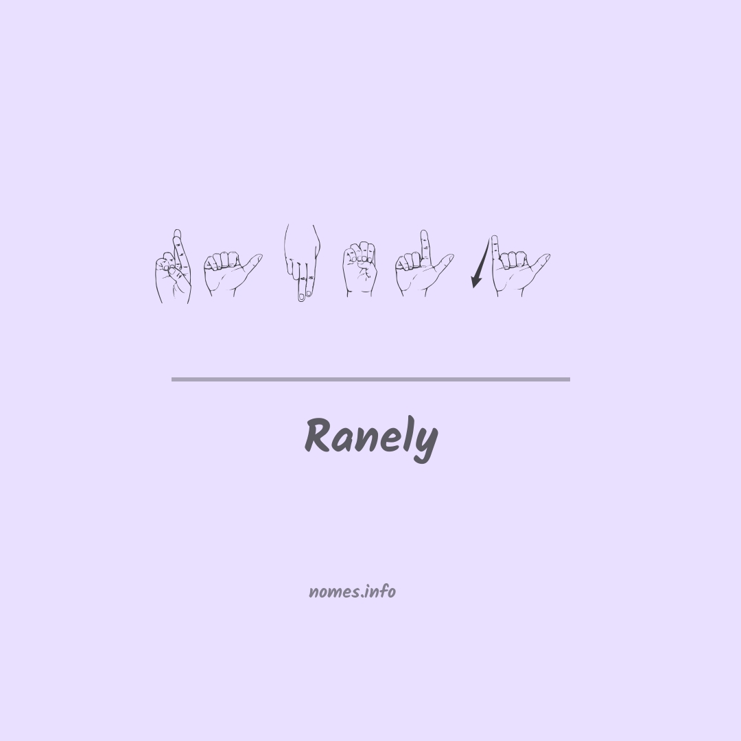 Ranely em Libras