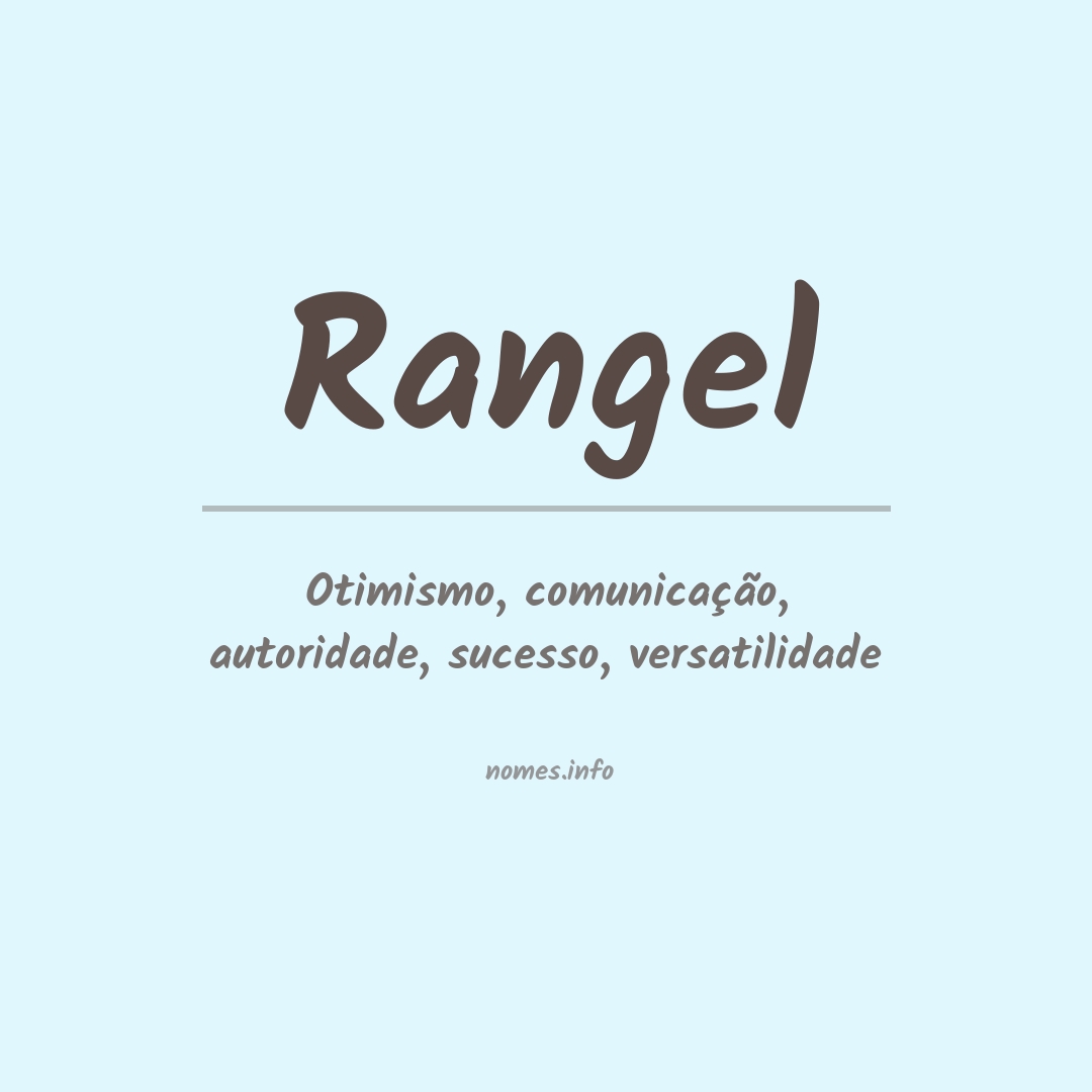 Significado do nome Rangel