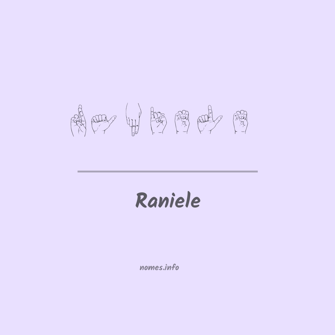 Raniele em Libras