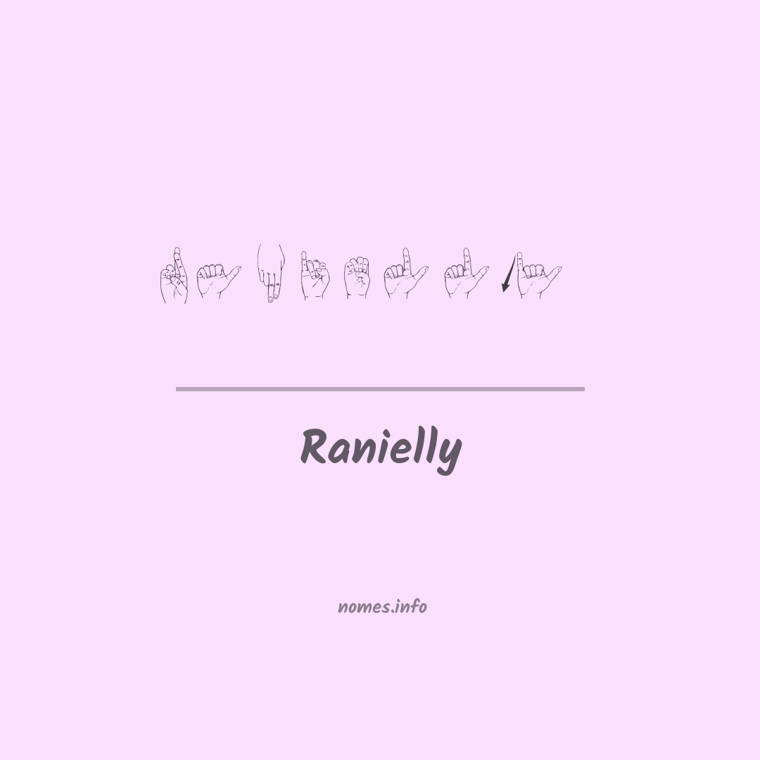 Ranielly em Libras