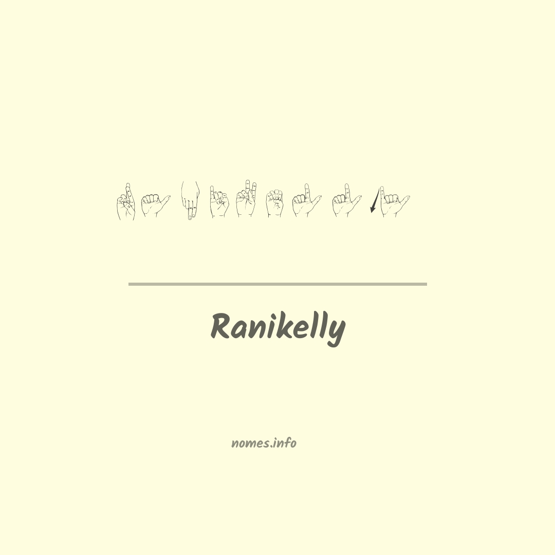 Ranikelly em Libras