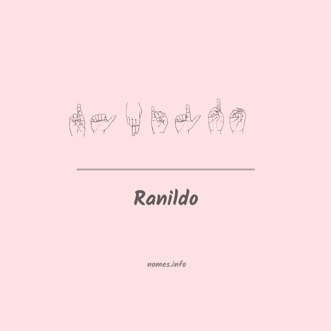 Ranildo em Libras