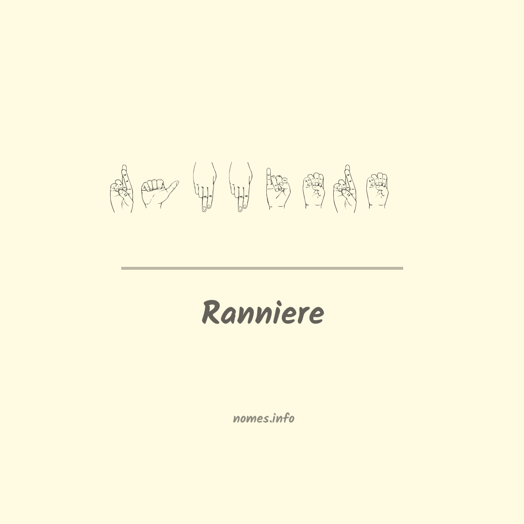 Ranniere em Libras