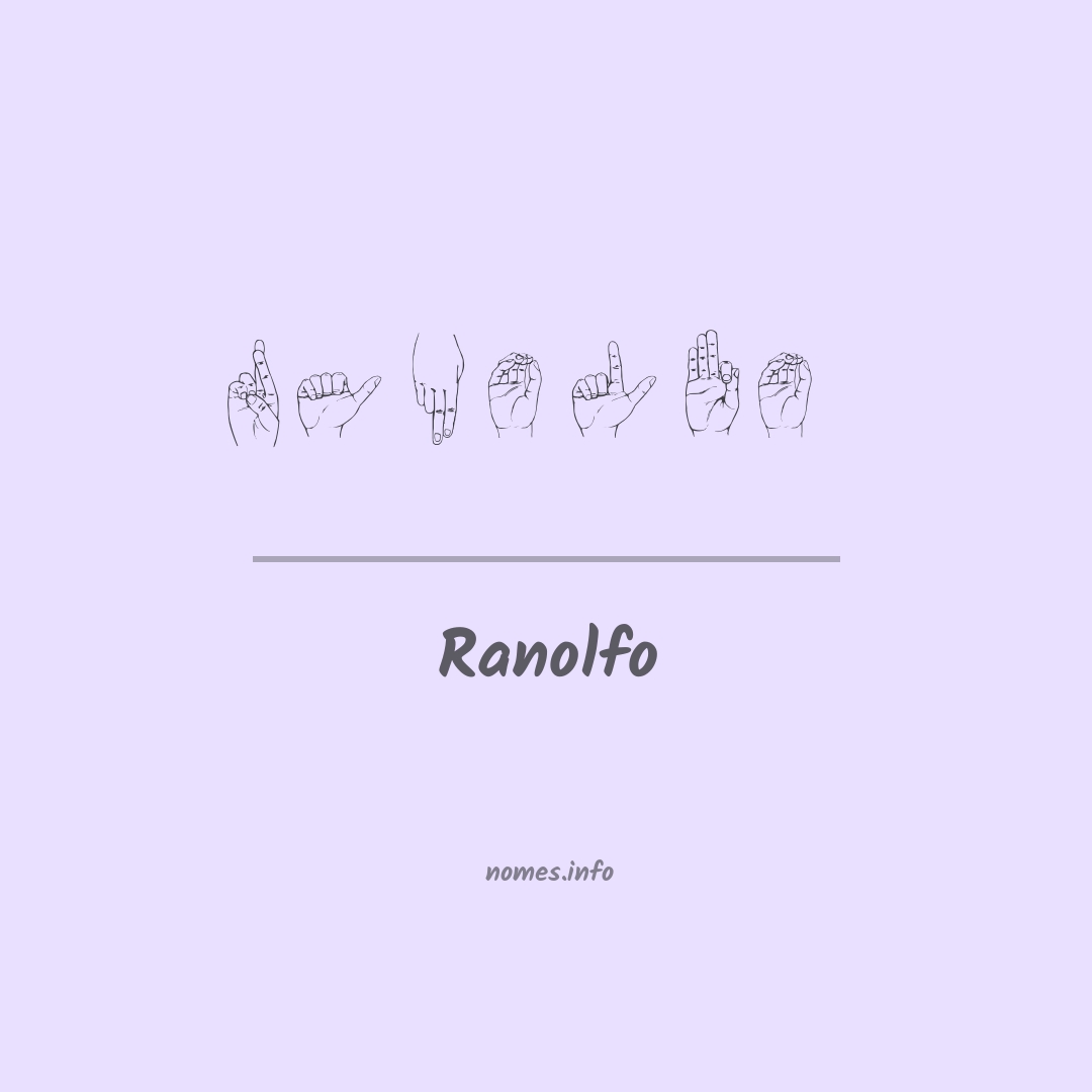 Ranolfo em Libras