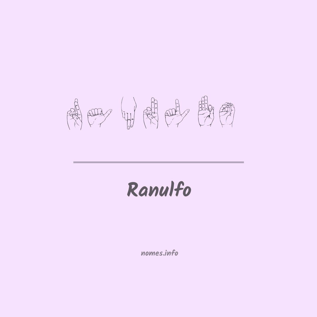 Ranulfo em Libras