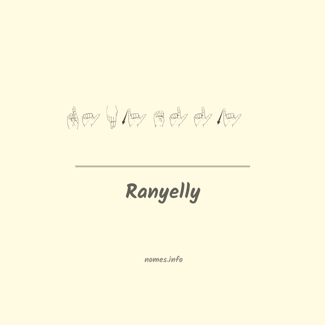 Ranyelly em Libras