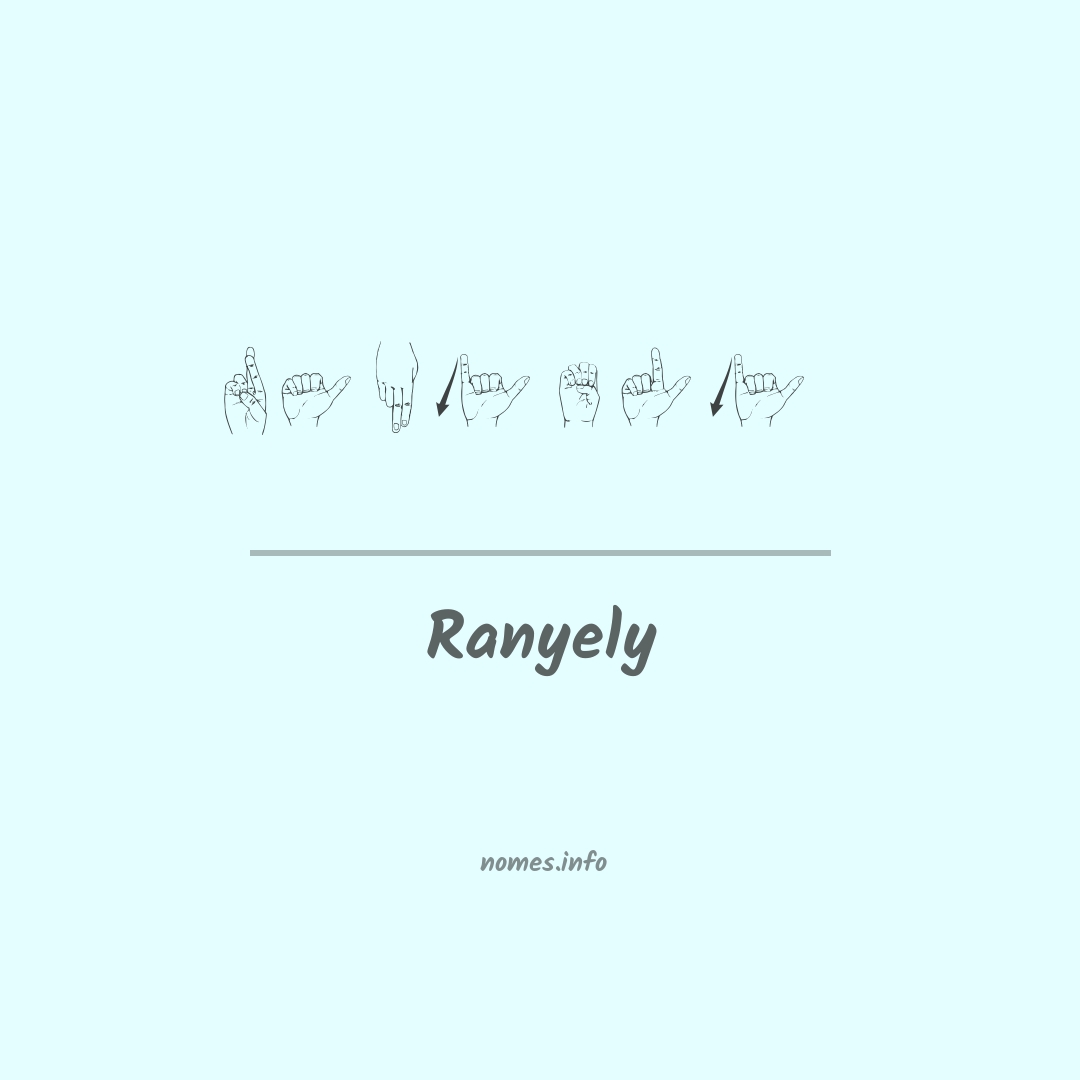 Ranyely em Libras