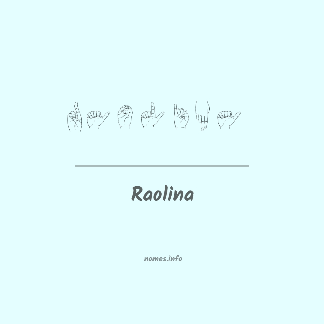 Raolina em Libras