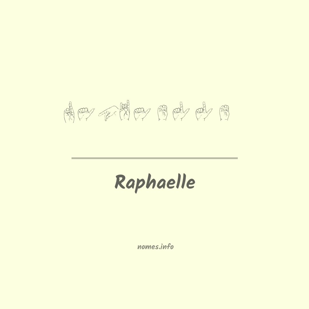 Raphaelle em Libras