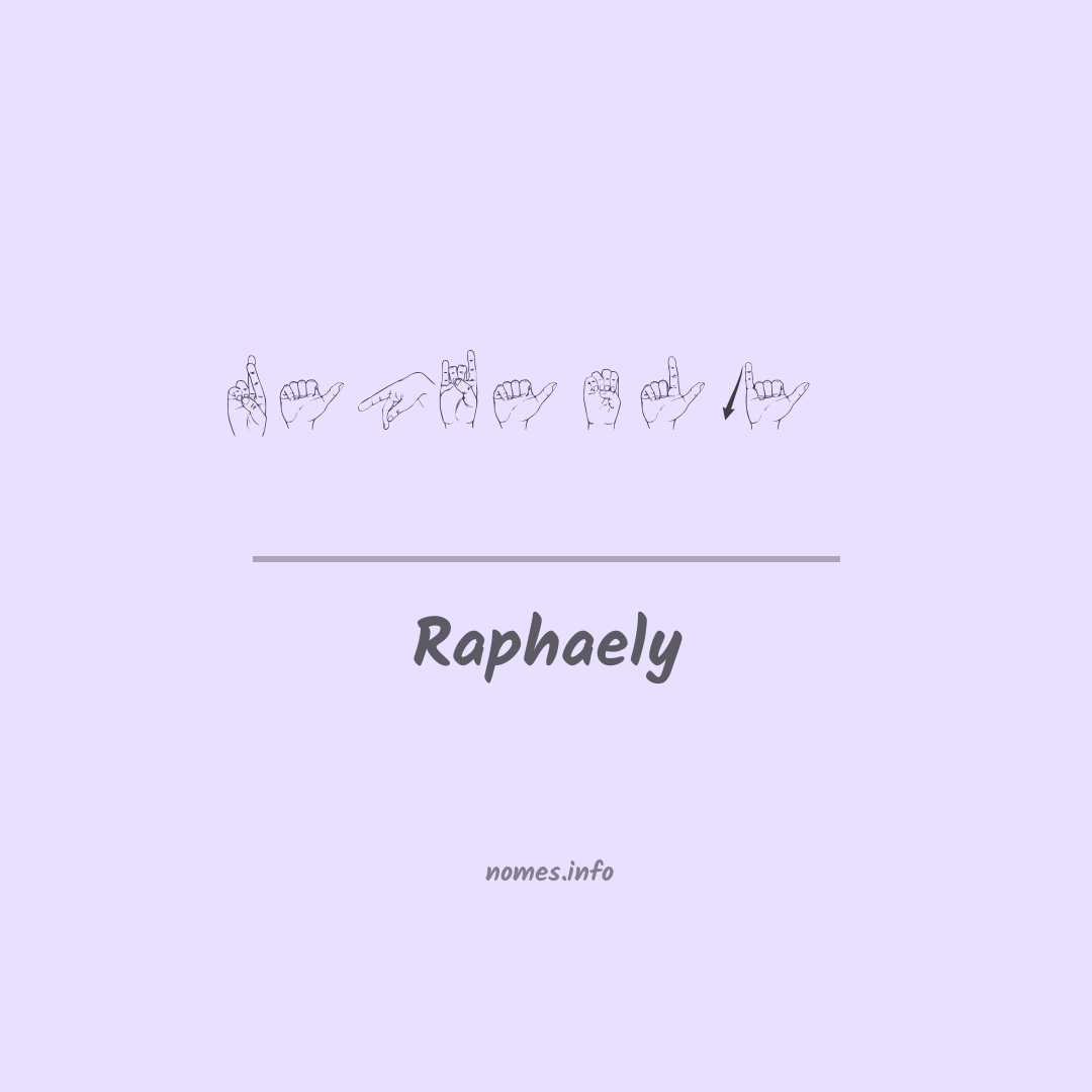 Raphaely em Libras