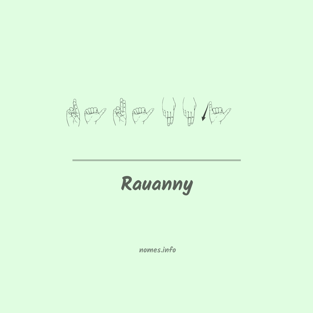 Rauanny em Libras