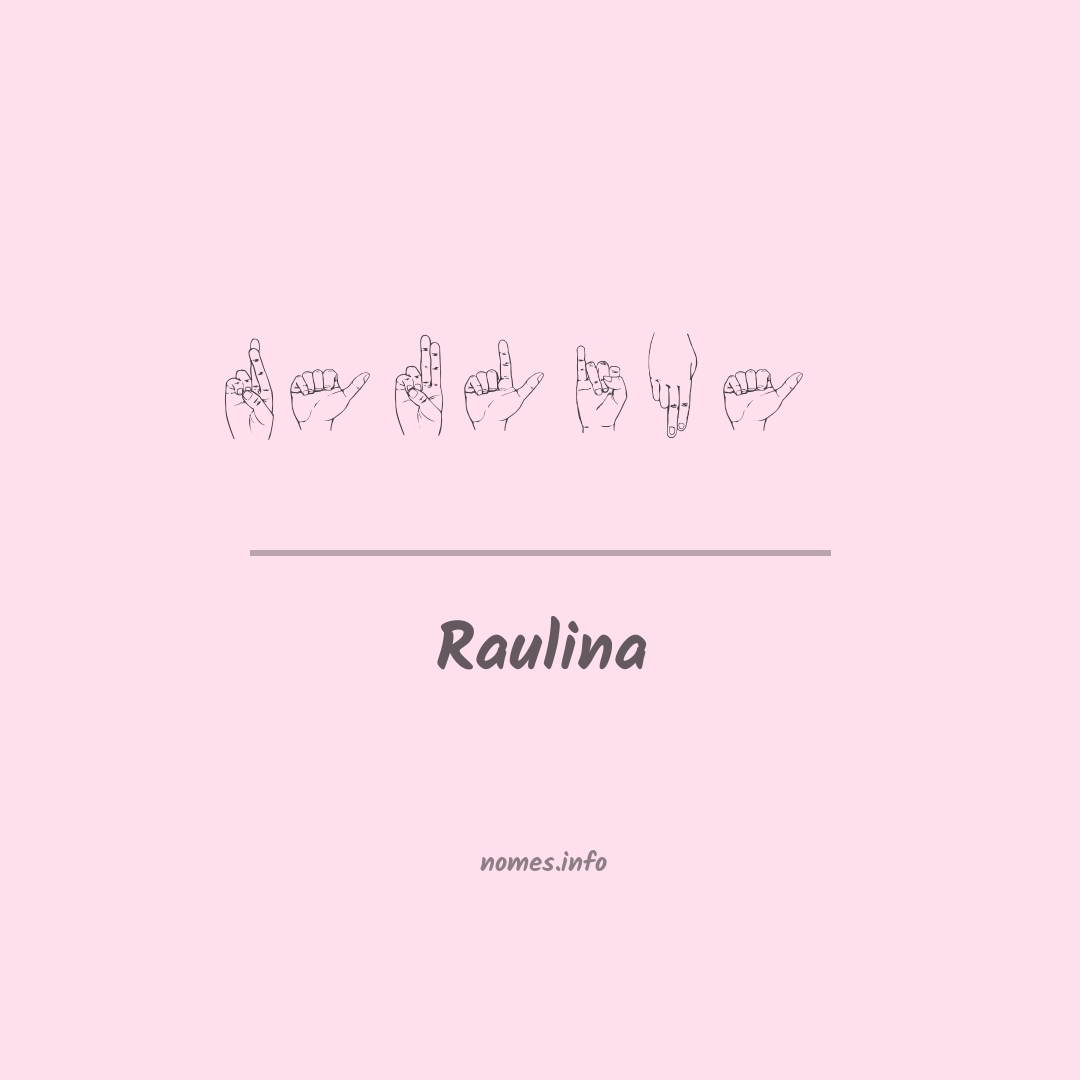 Raulina em Libras