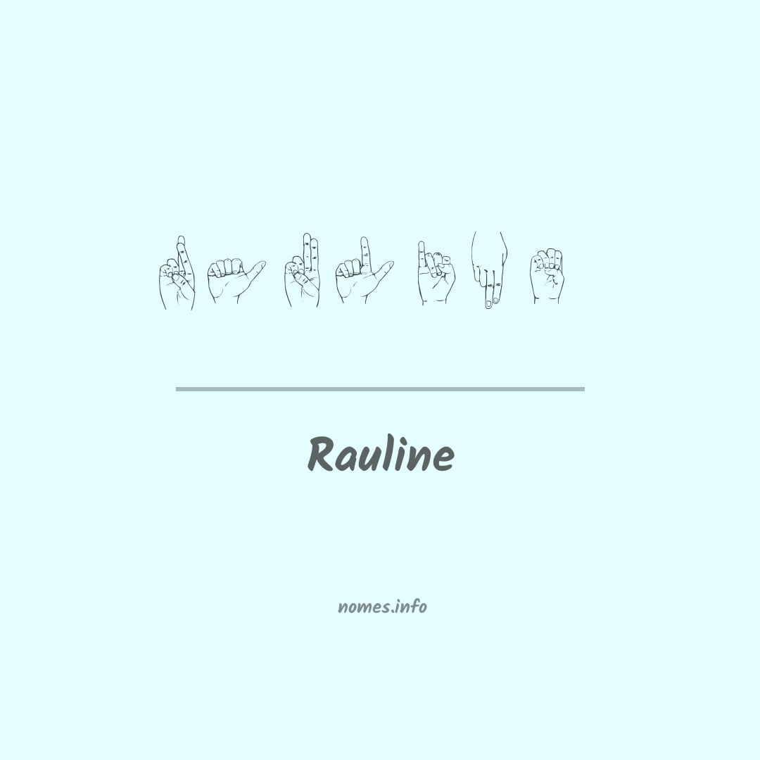Rauline em Libras Rauline em Libras