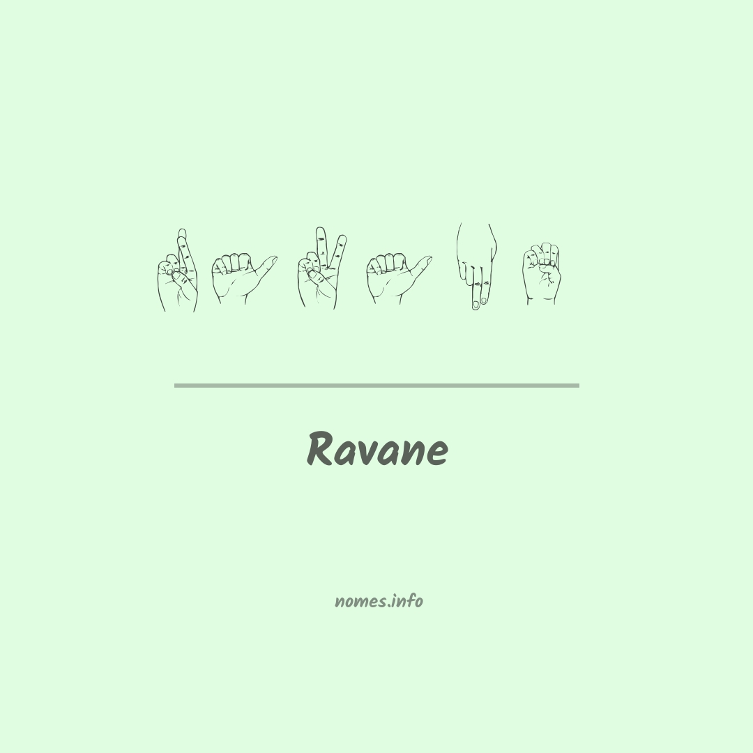 Ravane em Libras
