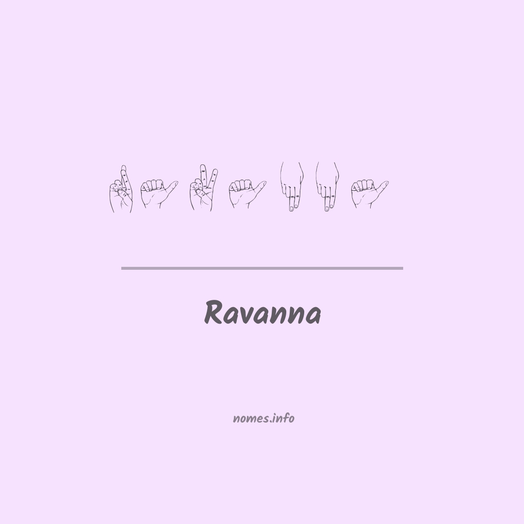 Ravanna em Libras