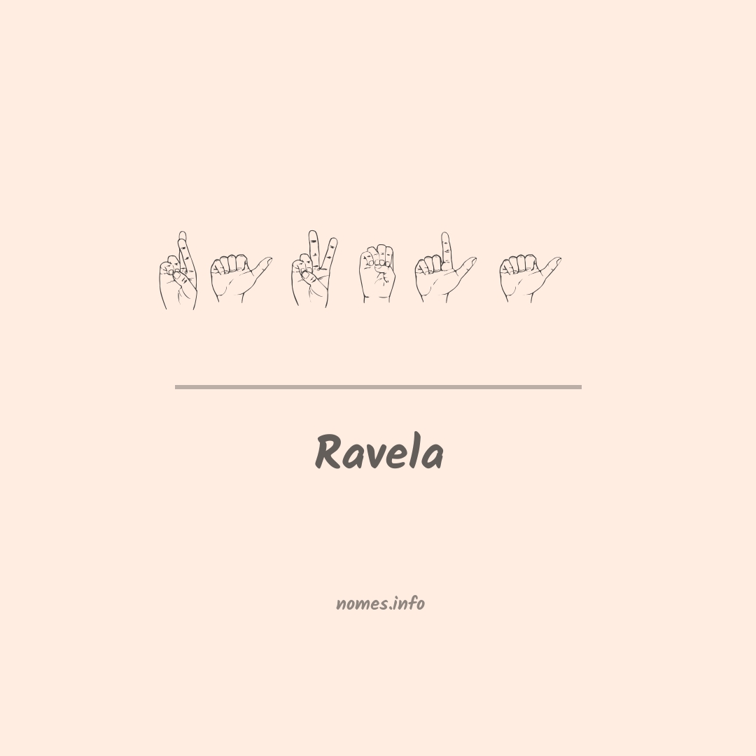 Ravela em Libras