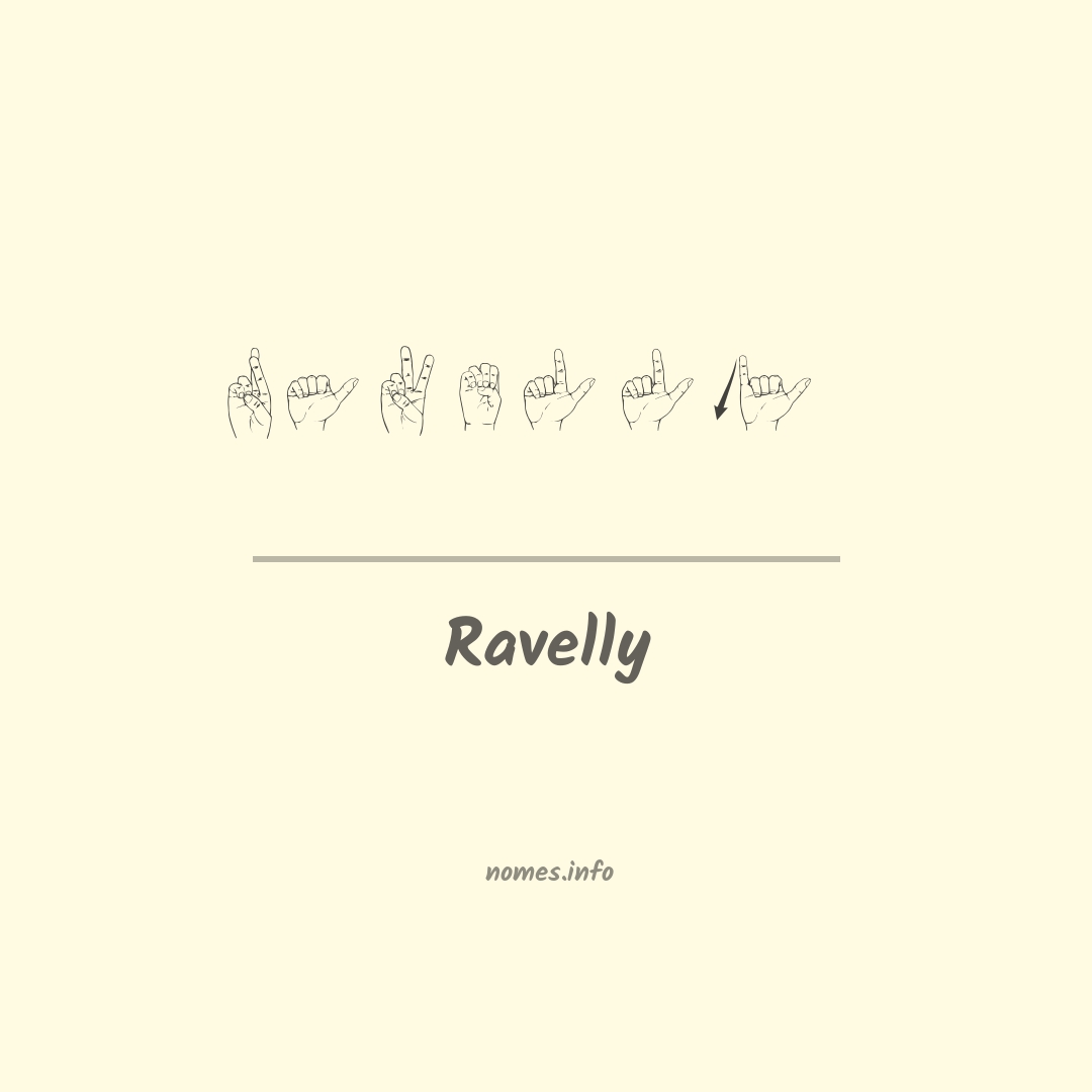 Ravelly em Libras
